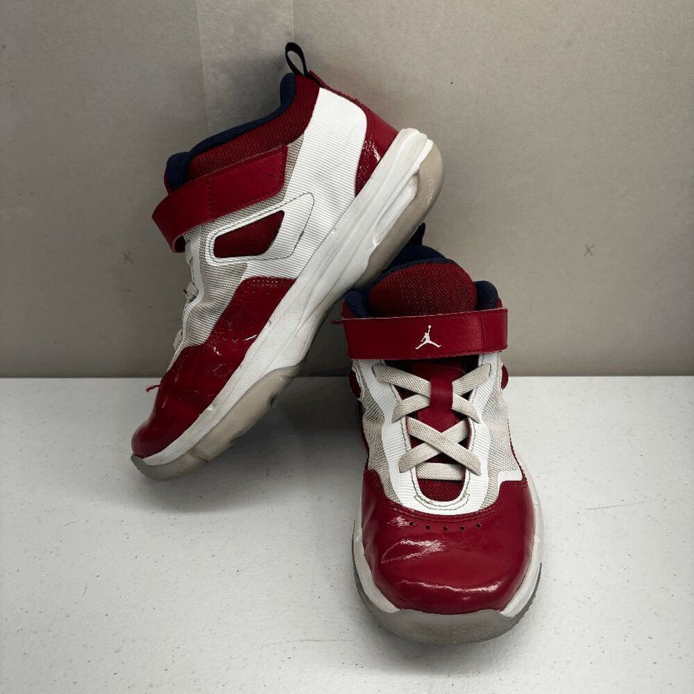 Jordan Stay Loyal 3 Sz 3Y Shoes Youth Blue Red White‎ FB9923 102 EUC!!